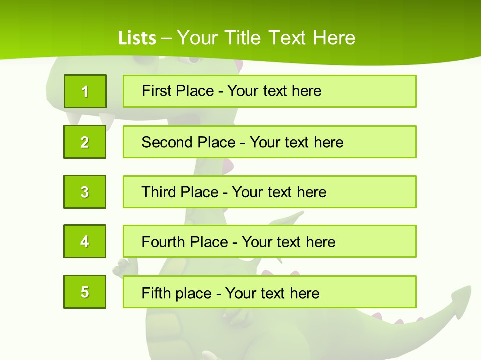 Isolated Losing Lovely PowerPoint Template