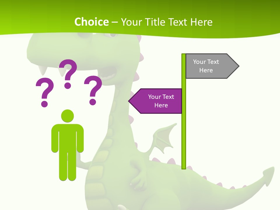 Isolated Losing Lovely PowerPoint Template