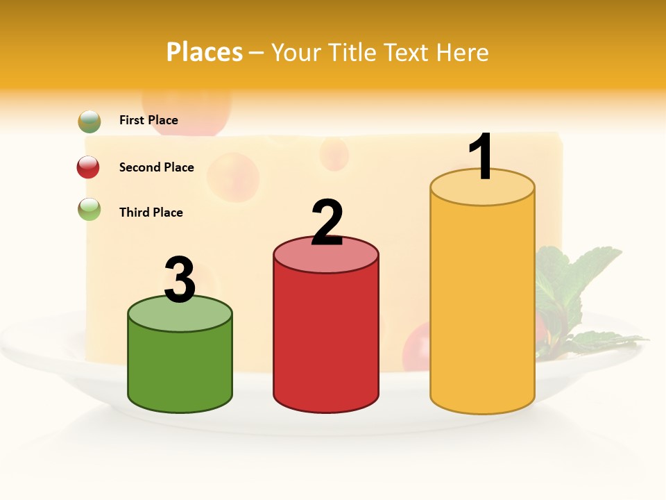 Foodstuff Plate Nourishing PowerPoint Template