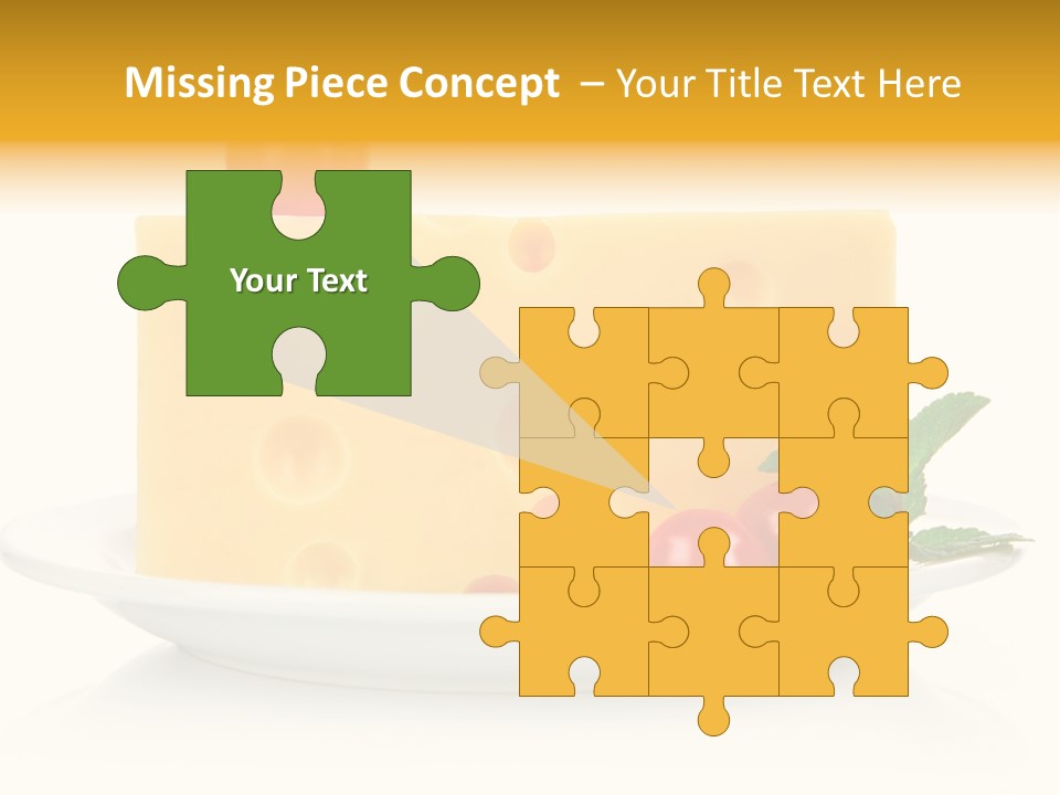 Foodstuff Plate Nourishing PowerPoint Template