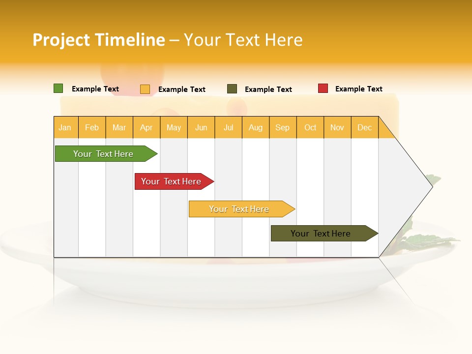 Foodstuff Plate Nourishing PowerPoint Template