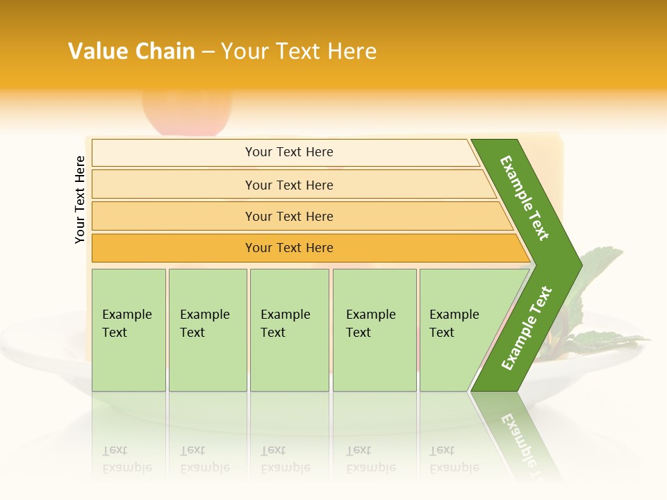 Foodstuff Plate Nourishing PowerPoint Template