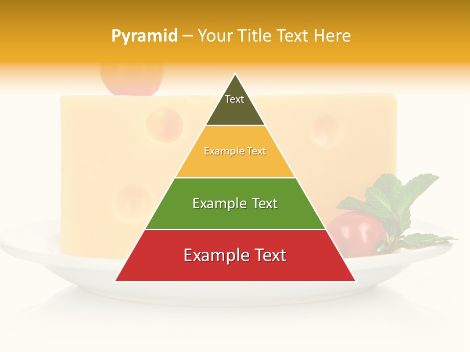 Foodstuff Plate Nourishing PowerPoint Template