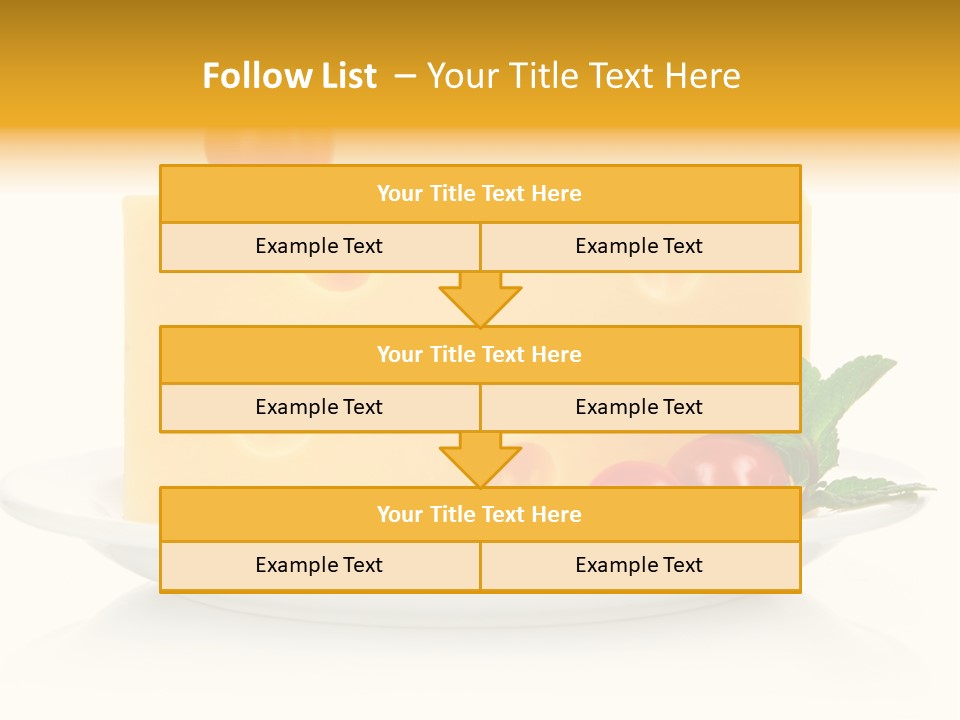 Foodstuff Plate Nourishing PowerPoint Template