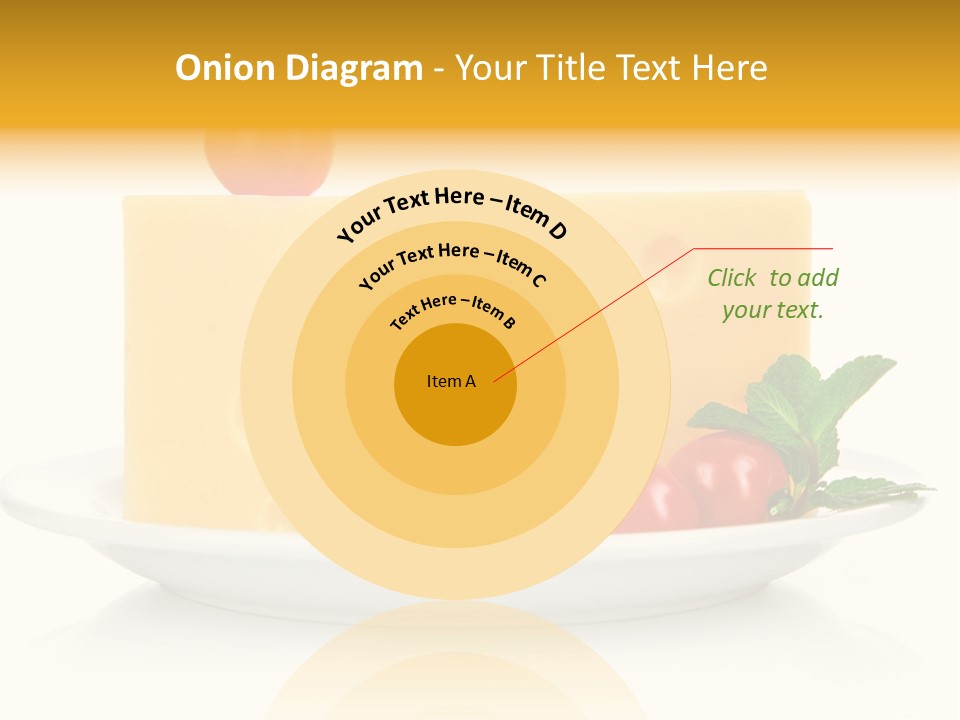 Foodstuff Plate Nourishing PowerPoint Template