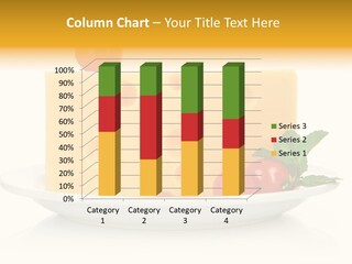 Foodstuff Plate Nourishing PowerPoint Template