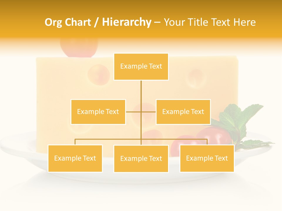 Foodstuff Plate Nourishing PowerPoint Template