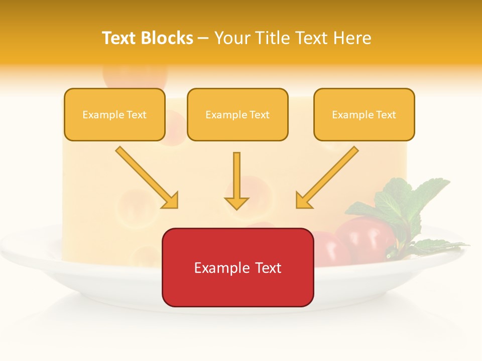 Foodstuff Plate Nourishing PowerPoint Template