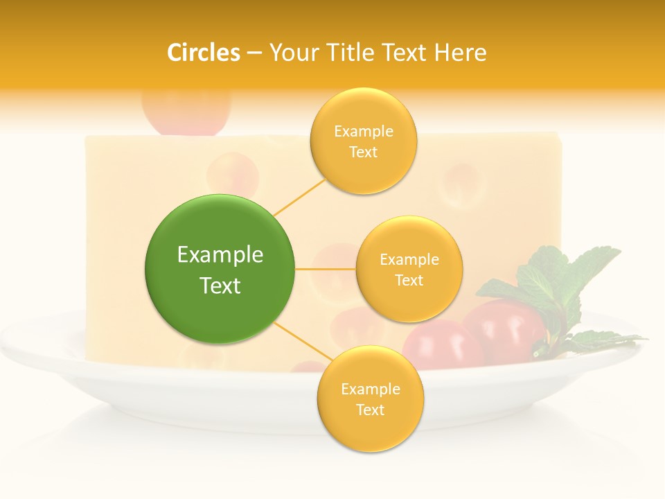 Foodstuff Plate Nourishing PowerPoint Template