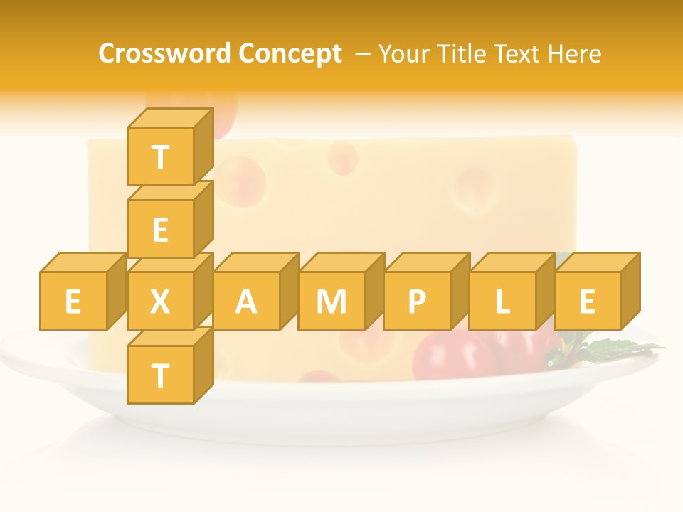 Foodstuff Plate Nourishing PowerPoint Template