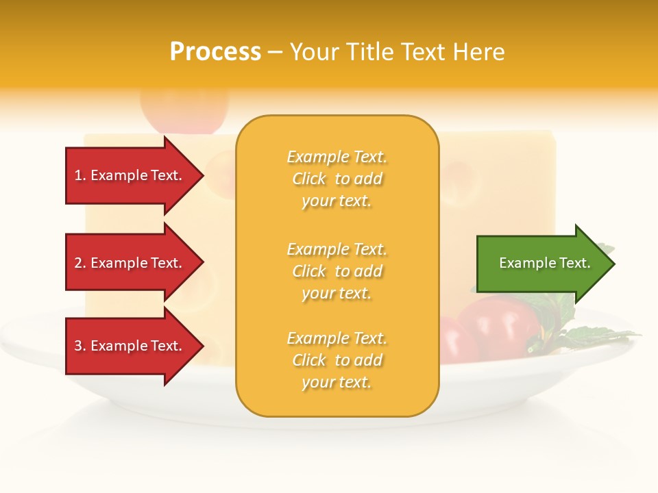 Foodstuff Plate Nourishing PowerPoint Template