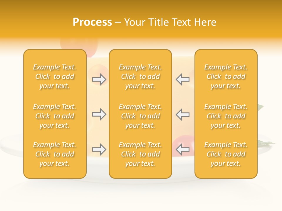 Foodstuff Plate Nourishing PowerPoint Template