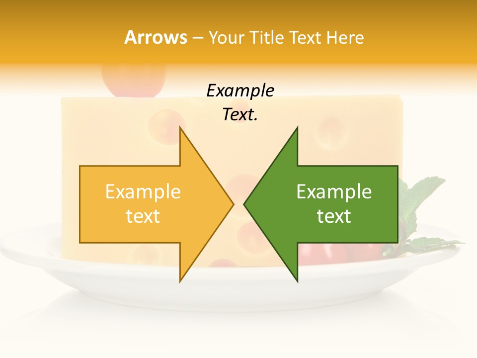 Foodstuff Plate Nourishing PowerPoint Template