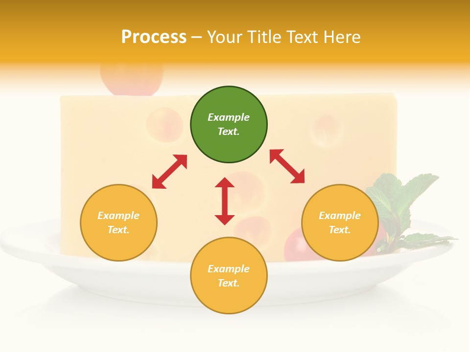 Foodstuff Plate Nourishing PowerPoint Template