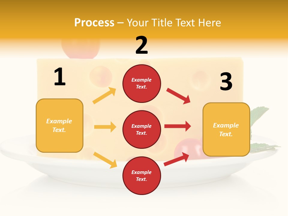 Foodstuff Plate Nourishing PowerPoint Template