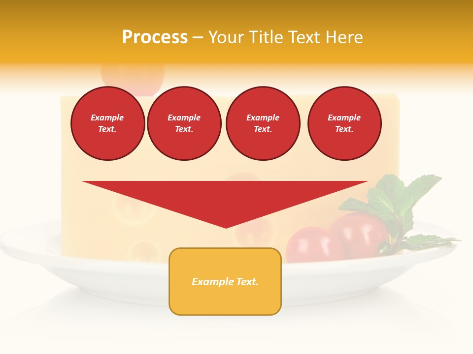 Foodstuff Plate Nourishing PowerPoint Template