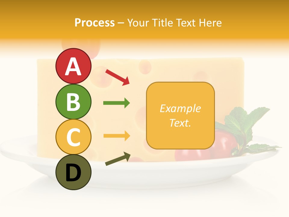 Foodstuff Plate Nourishing PowerPoint Template