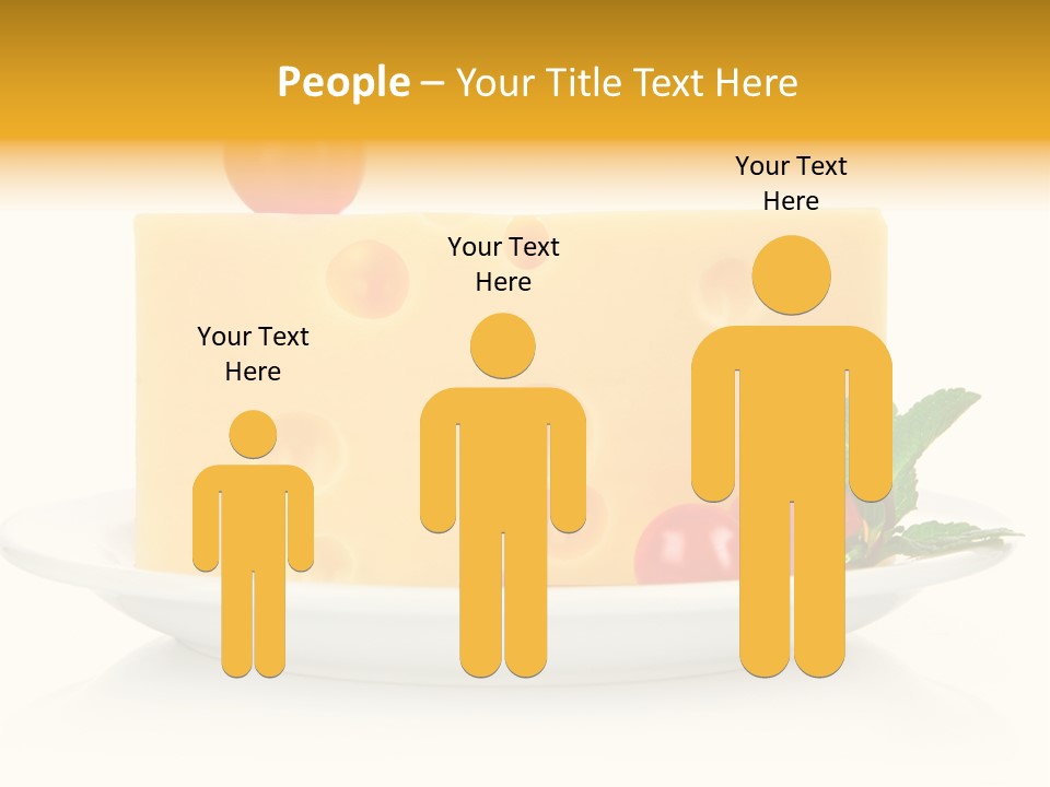 Foodstuff Plate Nourishing PowerPoint Template
