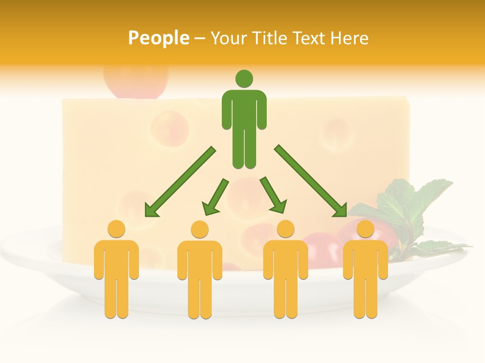 Foodstuff Plate Nourishing PowerPoint Template