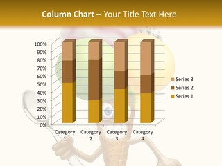 Summer Spoon Ice PowerPoint Template