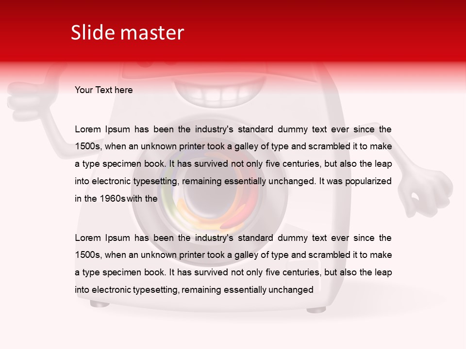 Original Wash Character PowerPoint Template