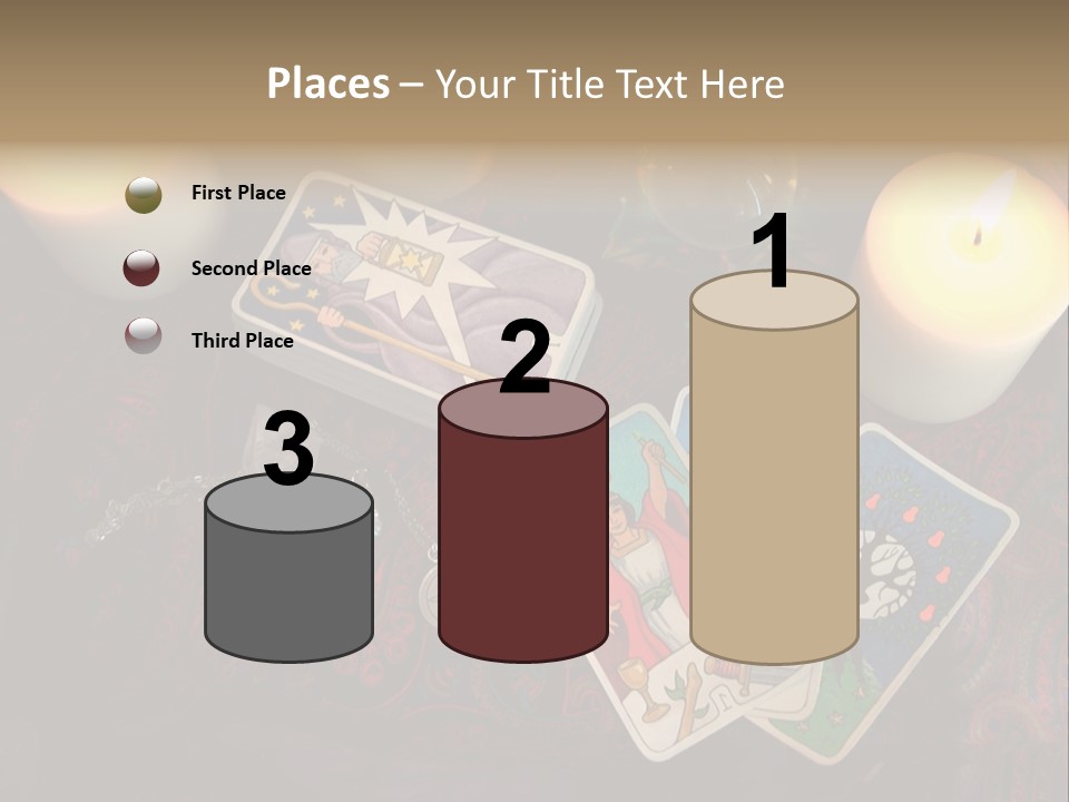 Tarot Pentagram Magic PowerPoint Template