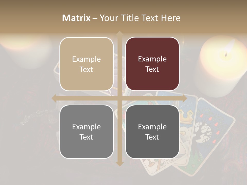 Tarot Pentagram Magic PowerPoint Template
