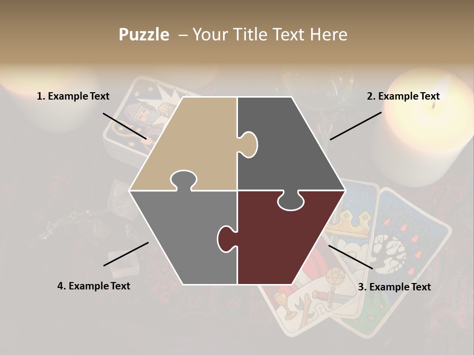 Tarot Pentagram Magic PowerPoint Template