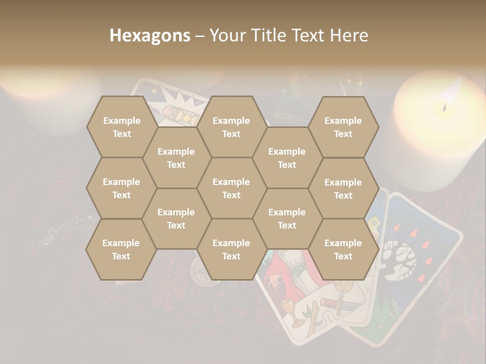 Tarot Pentagram Magic PowerPoint Template