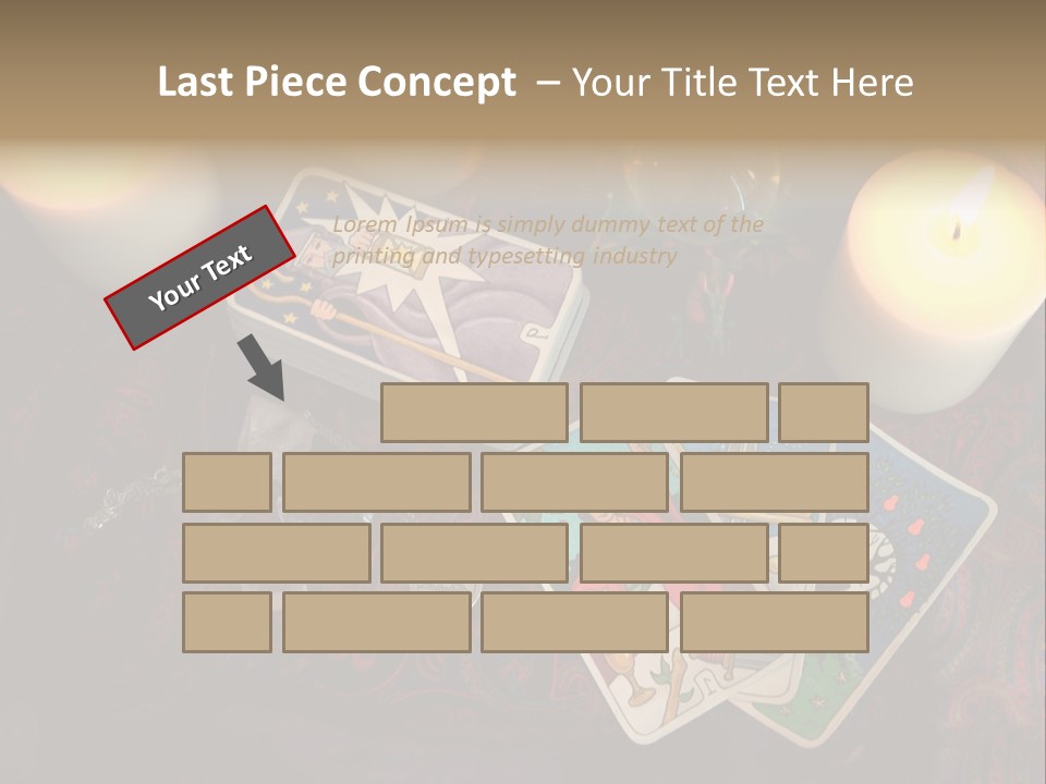 Tarot Pentagram Magic PowerPoint Template
