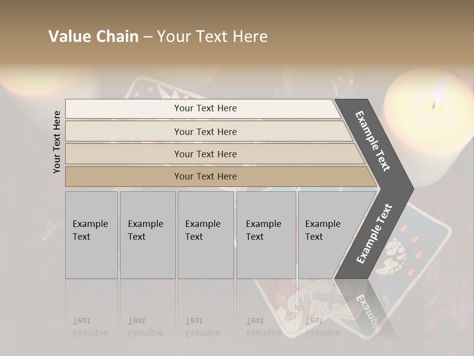 Tarot Pentagram Magic PowerPoint Template