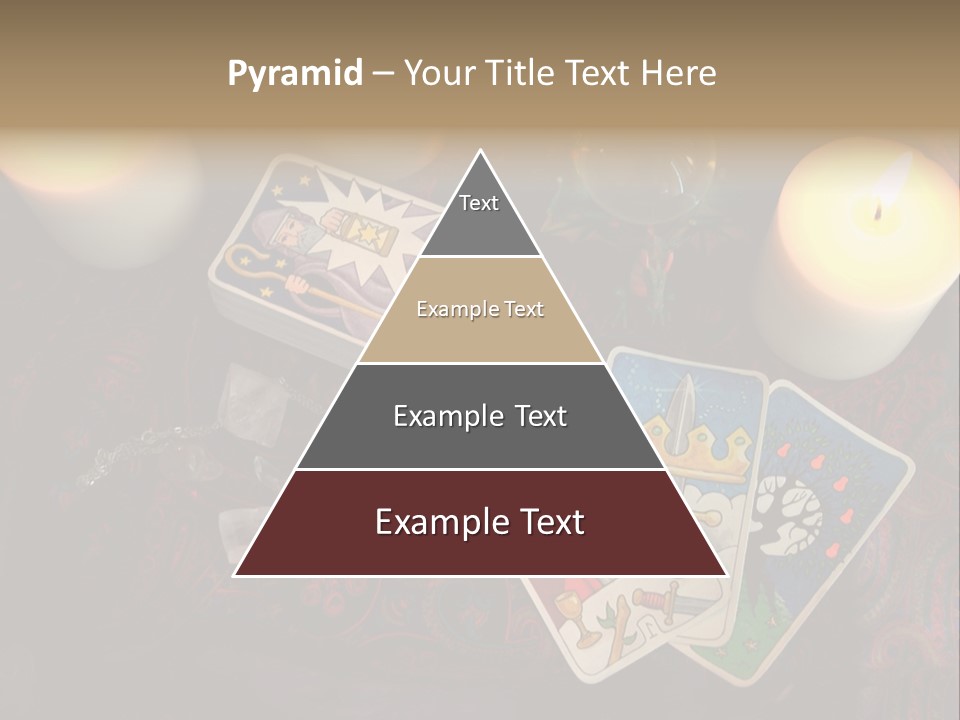 Tarot Pentagram Magic PowerPoint Template