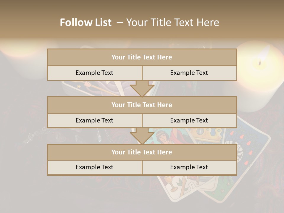 Tarot Pentagram Magic PowerPoint Template