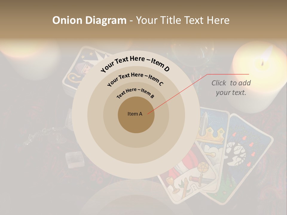 Tarot Pentagram Magic PowerPoint Template