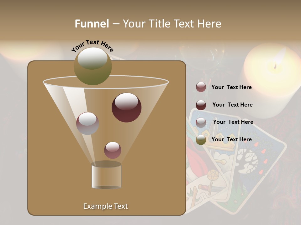 Tarot Pentagram Magic PowerPoint Template