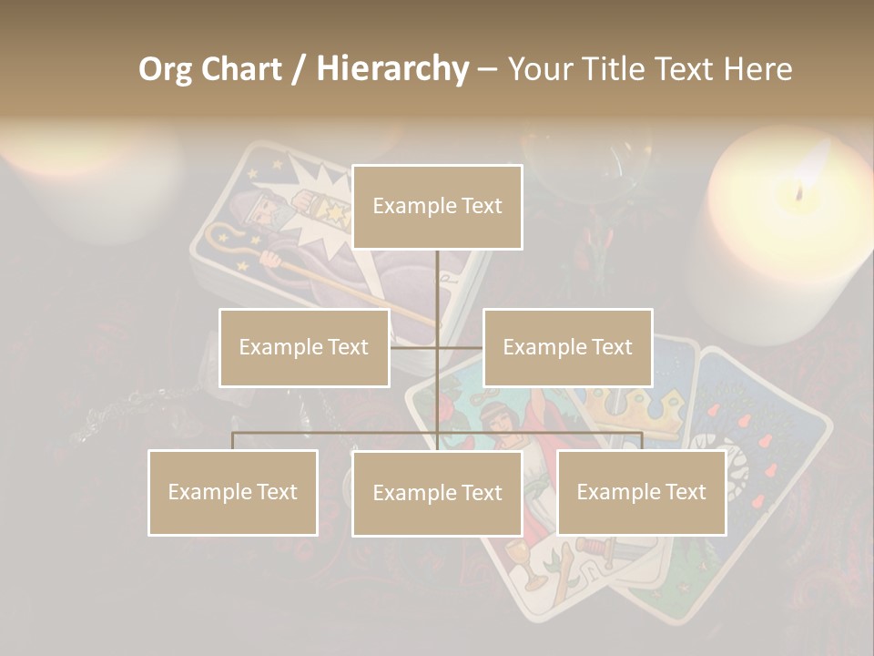 Tarot Pentagram Magic PowerPoint Template