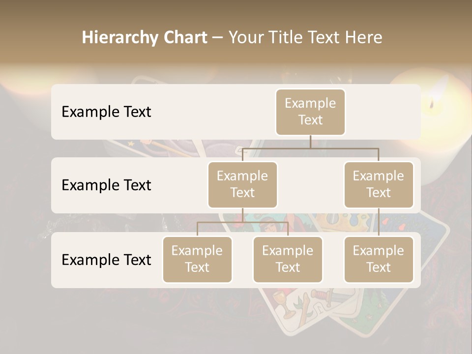 Tarot Pentagram Magic PowerPoint Template