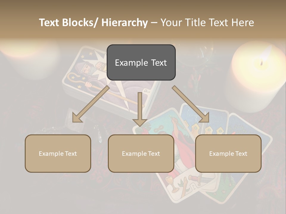 Tarot Pentagram Magic PowerPoint Template