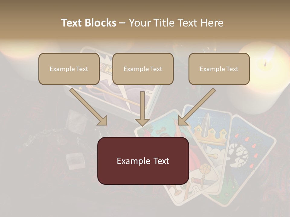 Tarot Pentagram Magic PowerPoint Template