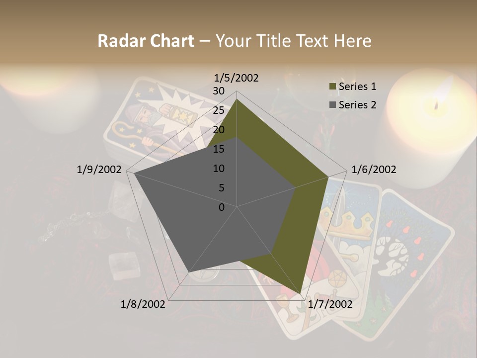 Tarot Pentagram Magic PowerPoint Template