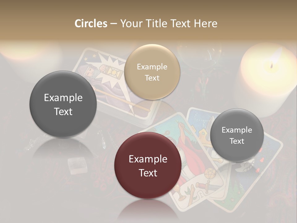 Tarot Pentagram Magic PowerPoint Template