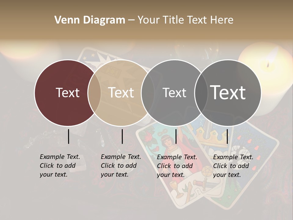 Tarot Pentagram Magic PowerPoint Template