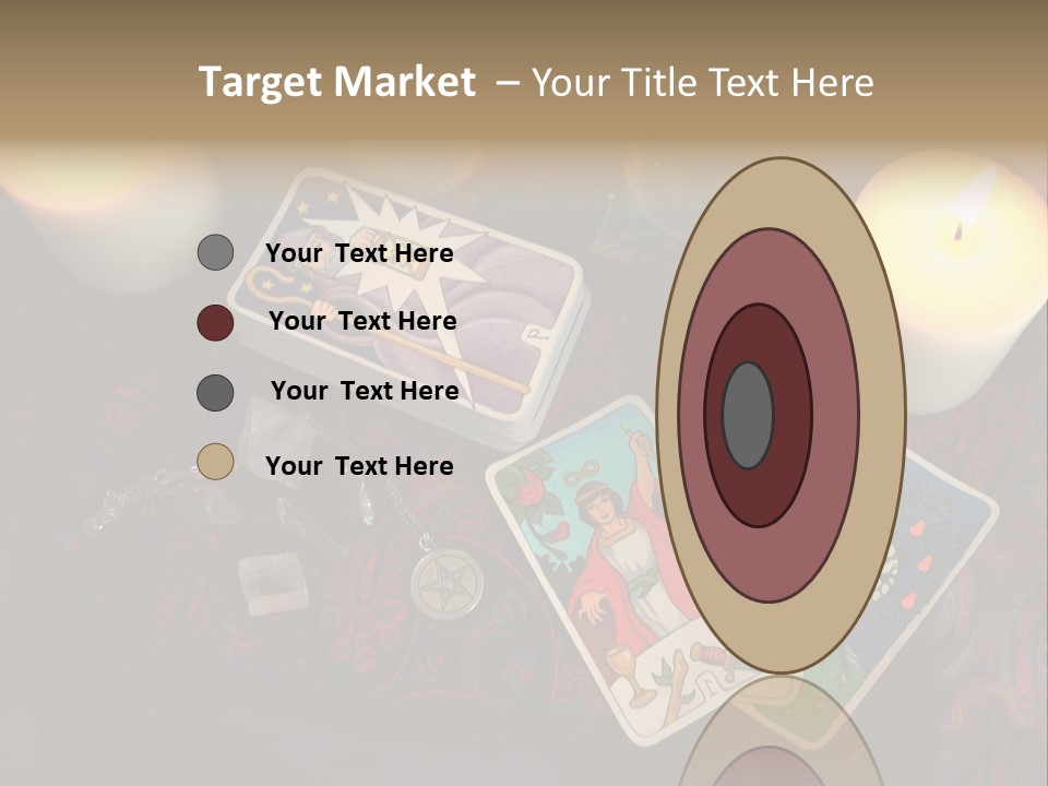 Tarot Pentagram Magic PowerPoint Template