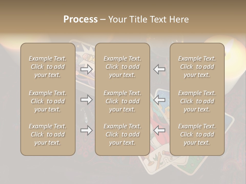 Tarot Pentagram Magic PowerPoint Template