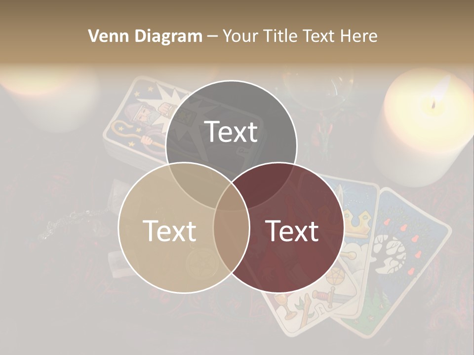 Tarot Pentagram Magic PowerPoint Template