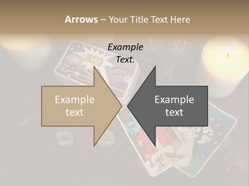 Tarot Pentagram Magic PowerPoint Template