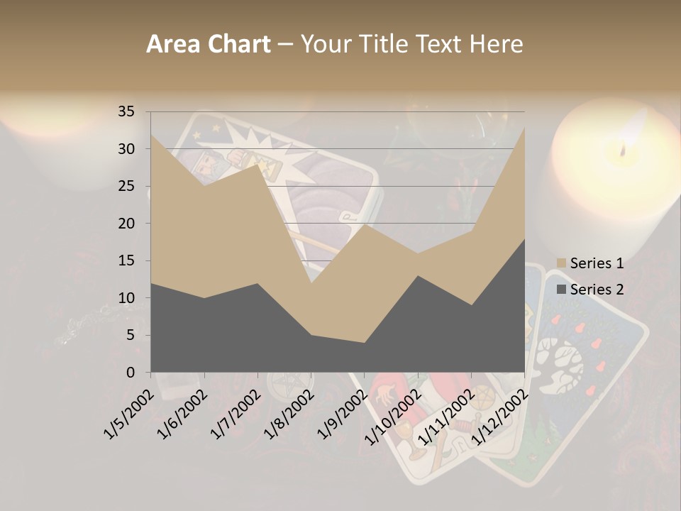 Tarot Pentagram Magic PowerPoint Template