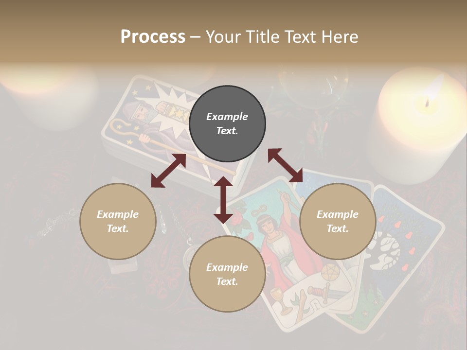 Tarot Pentagram Magic PowerPoint Template