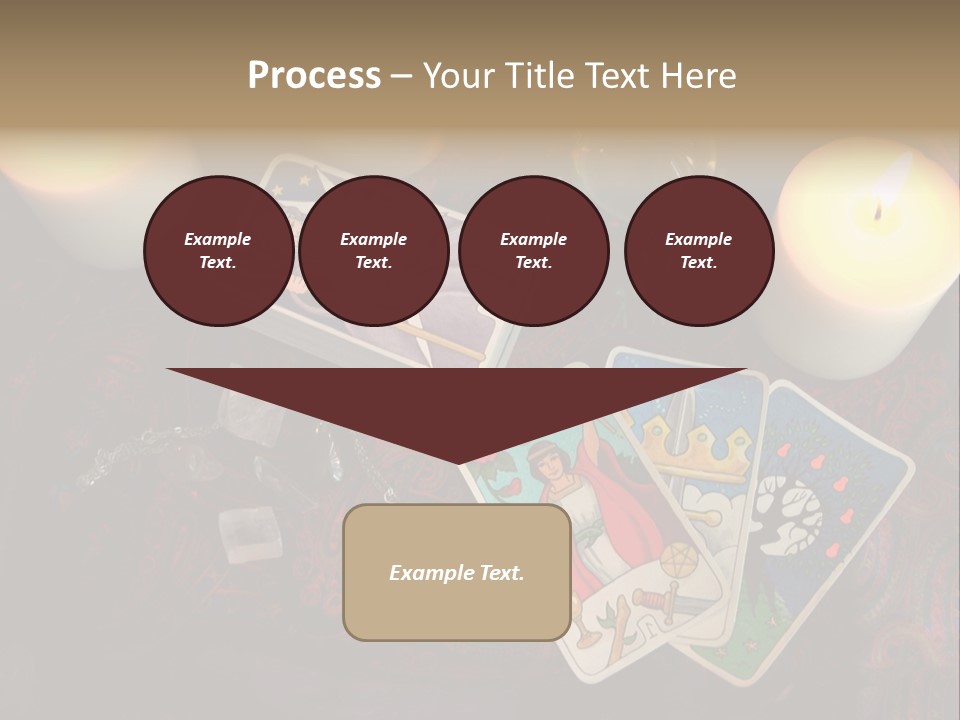 Tarot Pentagram Magic PowerPoint Template