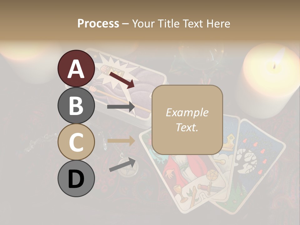 Tarot Pentagram Magic PowerPoint Template